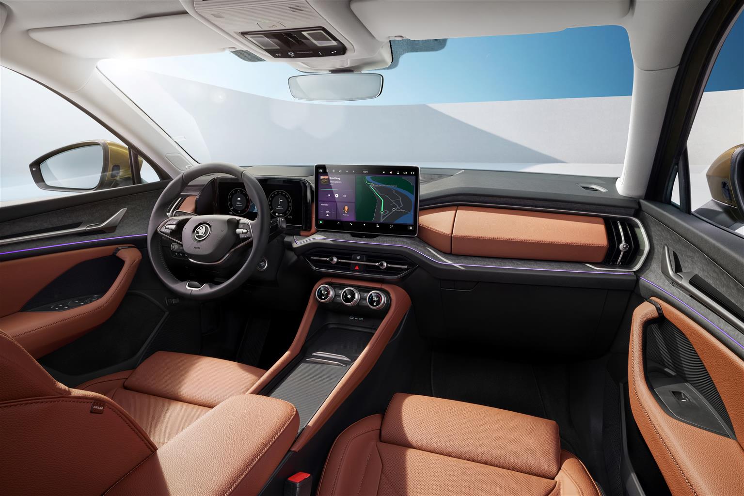 Innovazione negli Interni di Škoda: Nuove Generazioni di Kodiaq e Superb Offrono Comfort e Tecnologia all’Avanguardia